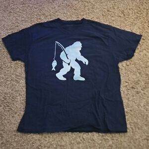 Navy Blue Crew Neck Tee